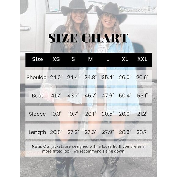 Women's Oversized Mid Long Denim Jacket Jean Biker Coat Long Sleeves Purple - Picture 7 of 7